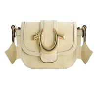 True Religion Damen-Umhängetasche, Mini-Handtasche aus Kunstleder mit verstellbarem Schulterriemen, Beige, Small