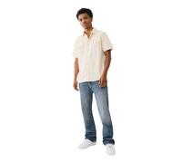 True Religion - Hemd für Herren, Regulär, kurzärmlig (Winter-Weiß) S