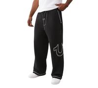 True Religion Herren Baggy Big T Sweatpants Trainingshose, Schwarz (Jet Black), XXL