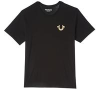 True Religion Herren Big Buddha Tee T-Shirt, Schwarz, L