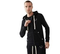 True Religion Herren Buddha Logo Zip Hoodie Kapuzenpulli, schwarz, XX-Large