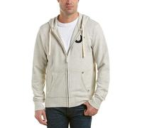 True Religion Herren Buddha Logo Zip Hoodie Sweatshirt Kapuzenpullover, Haferflocken (Oatmeal), X-Large