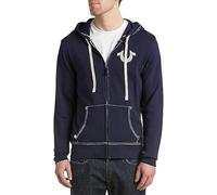 True Religion Herren Standard Buddha Logo Zip Hoodie Sweatshirt True Navy S