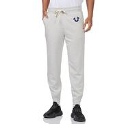 True Religion Herren Classic Logo Jogger Sweatpant Trainingshose, Haferflocken (Oatmeal), meliert, X-Groß