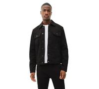 True Religion Herren Denim Jacket Trucker-Jacke, Body Spülung Schwarz, Medium