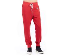 True Religion Herren Jogginghose mit klassischem Logo Trainingshose, rubinrot, 3XL