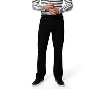 True Religion Herren Ricky Low Rise Straight Leg Pattentaschen hinten Jeans, Body Spülung Schwarz, 38W / 34L