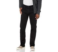 True Religion Herren Ricky Straight Leg Jeans, Body Spülung Schwarz, 34W / 32L