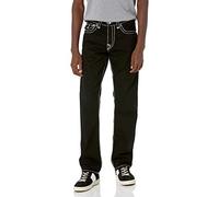 True Religion Herren Ricky Super T Straight Leg Jeans, Body Spülung Schwarz, 46