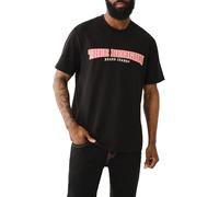 True Religion Herren Ss Cross Stitch Arch Tee, Schwarz (Jet Black), XL