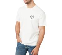 True Religion Herren Ss Give a Damn Flock Tee, Optisches Weiß, 3X-Groß