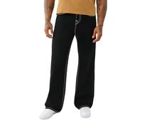 True Religion Herren Super Flatlock Vinny Flap Jeans, Schwarze Spülung, 50