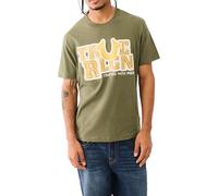 True Religion Herren-T-Shirt mit hoher Dichte, Kalamata, XL