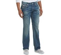 True Religion Mens Drifter Straight Leg, 34, Blue