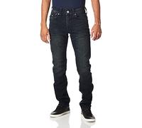 True Religion Men's Geno Big T Low Rise Slim Fit Jean with Back Flap Pockets, Last Call, 32