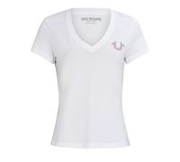 True Religion - T-Shirt BUDDHA CRYSTAL - Größe XL - weiß