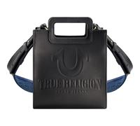 True Religion Unisex Women's Tote Bag, North South Travel Purse Handbag with Adjustable Shoulder Strap and Horseshoe Motif Tragetasche, Schwarz