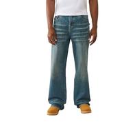 True Religion Vinny SN Flap Ultra Baggy Jeans Herren Steel Drift Medium Wash 34/34