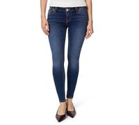 True Religion Women's Halle Mid Rise Super Skinny Eyelet Jean