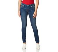 True Religion Women's Halle Mid Rise Super Skinny Eyelet Jean
