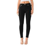 True Religion Women's Jennie Mid Rise Curvy Skinny Black Body Rinse, 31, Schwarze Körperspülung, 58