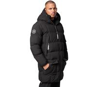 trueprodigy Herren Winterjacke Willo - Casual Puffer Mantel - Stylische warme gefütterte Steppjacke - Marken Jacke mit Reißverschluss und Kapuze Schwarz