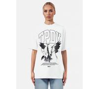 Trueprodigy Oversize-Shirt Damen weiß, L