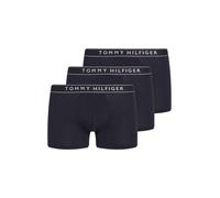 Tommy Hilfiger Boxershorts 3P TRUNK DTM, 95%Baumwolle/5%Elasthan, Logobund, Herren S (48) Blau