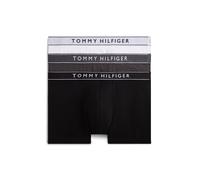 Trunk "3P TRUNK DTM", Herren, Gr. XL (54), 3 Stk., blk, drk ash, wht, Jersey, Obermaterial: 95% Baumwolle, 5% Elasthan, TOMMY HILFIGER UNDERWEAR, körpernah, Unterhosen, mit Logobund (49604226-XL) blk,