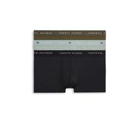 Trunk "3P TRUNK", Herren, Gr. S (48), 3 Stk., bunt (schwarz, mint grau, army grün), Jersey, Obermaterial: 87% Polyester, 13% Elasthan, TOMMY HILFIGER UNDERWEAR, körpernah, Unterhosen, mit (85646834-S)