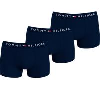 Trunk "3P TRUNK", Herren, Gr. XXL (56), 3 Stk., 3x desert sky, Jersey, Obermaterial: 95% Baumwolle, 5% Elasthan, TOMMY HILFIGER UNDERWEAR, körpernah, Unterhosen, mit Tommy Hilfiger Logoschriftzug (512