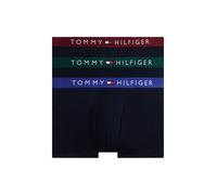 Trunk "3P TRUNK WB", Herren, Gr. M (50), 3 Stk., orn grn, dp rge, wdg blu, Jersey, Obermaterial: 95% Baumwolle, 5% Elasthan, TOMMY HILFIGER UNDERWEAR, körpernah, Unterhosen, mit Logobund (67933519-M)
