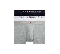 Trunk "3P TRUNK WB", Herren, Gr. S (48), 3 Stk., grau (grau htr, weiß, desert sky), Jersey, Obermaterial: 95% Baumwolle, 5% Elasthan, TOMMY HILFIGER UNDERWEAR, körpernah, Unterhosen, mit Logobund (218