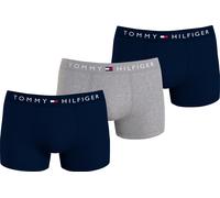 Trunk "3P TRUNK WB", Herren, Gr. XL (54), 3 Stk., bunt (desert sky, grau htr, desert sky), Jersey, Obermaterial: 95% Baumwolle, 5% Elasthan, TOMMY HILFIGER UNDERWEAR, körpernah, Unterhosen, mit Logobu