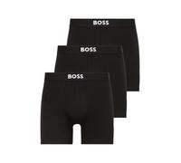 Trunk BOSS "3P BOSS ONE", Herren, Gr. M (50), schwarz (schwarz 001), Jersey, Obermaterial: 95% Baumwolle, 5% Elasthan, Unterhosen (70598147-M) schwarz 001
