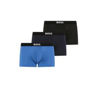 Trunk BOSS "3P Micro ONE", Herren, Gr. M, 3 Stk., open miscellaneous 980, Jersey, Obermaterial: 88% Polyester, 12% Elasthan, gemustert, körpernah, Unterhosen, elastischer Bund (77409724-M) open miscel