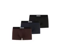 Trunk BOSS "3P Micro ONE", Herren, Gr. XXL, 3 Stk., Jersey, bunt (open miscellaneous 974), Jersey, Obermaterial: 88% Polyester, 12% Elasthan, körpernah, Unterhosen, elastischer Bund (56990024-XXL) ope