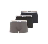 Trunk BOSS "3P Reviv", Herren, Gr. L, 3 Stk., open miscellaneous 972, Jersey, Obermaterial: 95% Viskose, 5% Elasthan, körpernah, Unterhosen, mit engem Bein (95000535-L) open miscellaneous 972
