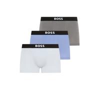 Trunk BOSS "3P Trunk BOSS ONE", Herren, Gr. M, open miscellaneous 976, Jersey, Obermaterial: 95% Baumwolle, 5% Elasthan, Unterhosen, mit unifarbenen Bund (70229145-M) open miscellaneous 976