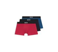 Trunk BOSS "3P Trunk BOSS ONE", Herren, Gr. M, open miscellaneous 982, Jersey, Obermaterial: 95% Baumwolle, 5% Elasthan, Unterhosen, mit unifarbenen Bund (99553360-M) open miscellaneous 982