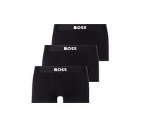 Trunk BOSS "3P Trunk BOSS ONE", Herren, Gr. XXL (56), schwarz (schwarz 001), Jersey, Obermaterial: 95% Baumwolle, 5% Elasthan, Unterhosen, mit unifarbenen Bund (97891025-XXL) schwarz 001
