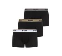 BOSS Trunk Damen 3 Stk. Jersey 95% Baumwolle/5% Elasthan Logo-Bund Schwarz XL