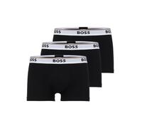 BOSS Boxershorts breiter Gummibund 3er Pack schwarz/weiß L