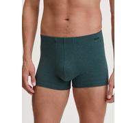 Trunk CALIDA "Cotton Sporty", Herren, Gr. S (46/48), schwarz glen melé, Obermaterial: 95% Baumwolle, 5% Elasthan, körpernah, Unterhosen, stoffüberzogener Bund, Single Jersey, elastisch, kurzes Bein (9