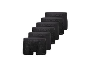Trunk CAMANO "6er Pack", Herren, Gr. M, schwarz (schwarz mix), 95% Baumwolle, 5% Elasthan, Unterhosen Boxershort (29519722-M) schwarz mix