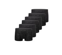 Trunk CAMANO "Boxershorts 6er Pack", Herren, Gr. XL, schwarz (schwarz mix), 95% Baumwolle, 5% Elasthan, Unterhosen Boxershort (29519722-XL) schwarz mix