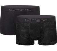 Trunk CAMANO "comfort", Herren, Gr. L, grau (dunkelgrau mix), Obermaterial: 95% Baumwolle, 5% Elasthan, unifarben, eng, Unterhosen, mit elastischem Logobund (60224634-L) dunkelgrau mix