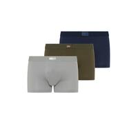 Trunk "DTM", Herren, Gr. M (50), 3 Stk., antique silber, pitch blau, army grün, Jersey, Obermaterial: 95% Baumwolle, 5% Elasthan, TOMMY HILFIGER UNDERWEAR, Unterhosen (60994961-M) antique silber, pitc