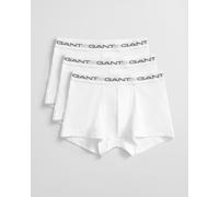 Gant Boxershorts Trunk weiß rein (3er-Pack) - M
