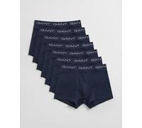 GANT Herren Trunk 7-Pack Boxershorts, Marine, S EU